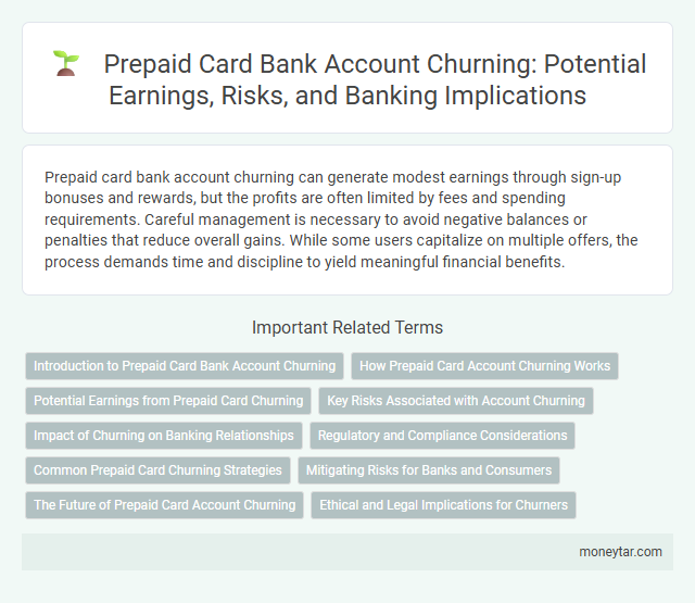 Prepaid Card Bank Account Churning: Potential Earnings, Risks, and Banking Implications