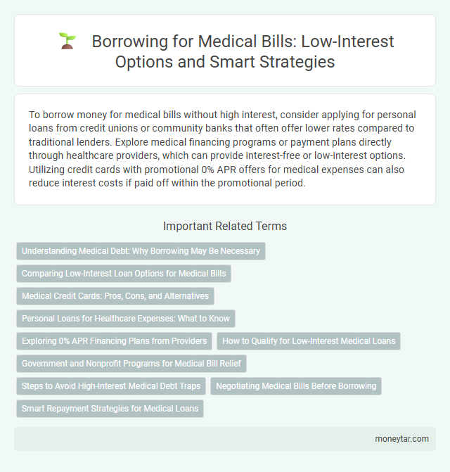 Borrowing for Medical Bills: Low-Interest Options and Smart Strategies