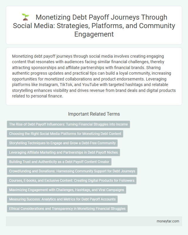 Monetizing Debt Payoff Journeys Through Social Media: Strategies, Platforms, and Community Engagement