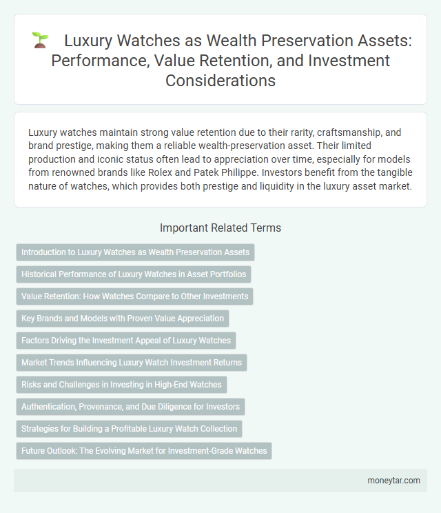 Luxury Watches as Wealth Preservation Assets: Performance, Value Retention, and Investment Considerations