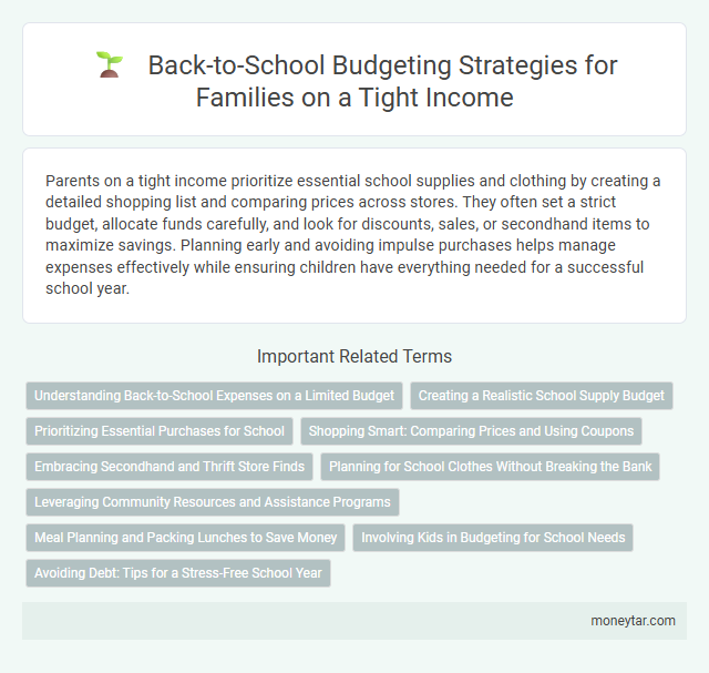 Back-to-School Budgeting Strategies for Families on a Tight Income