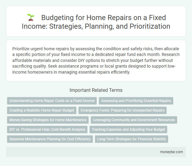 Budgeting for Home Repairs on a Fixed Income: Strategies, Planning, and Prioritization