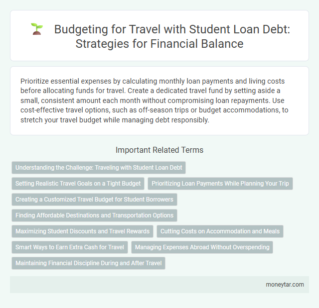 Budgeting for Travel with Student Loan Debt: Strategies for Financial Balance