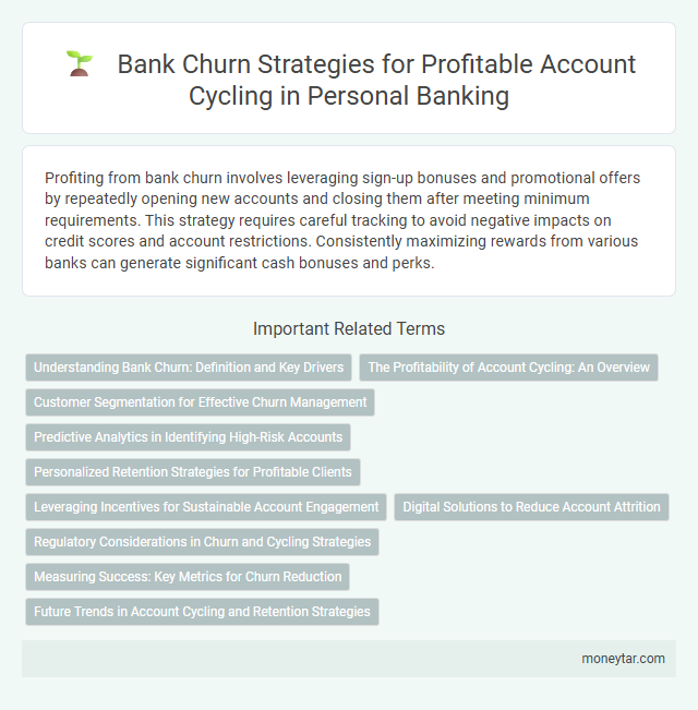 Bank Churn Strategies for Profitable Account Cycling in Personal Banking