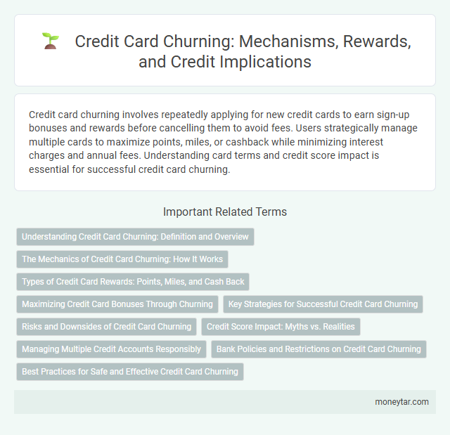 Credit Card Churning: Mechanisms, Rewards, and Credit Implications