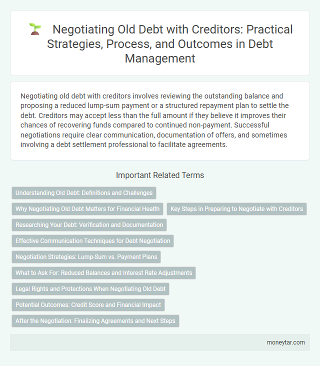 Negotiating Old Debt with Creditors: Practical Strategies, Process, and Outcomes in Debt Management