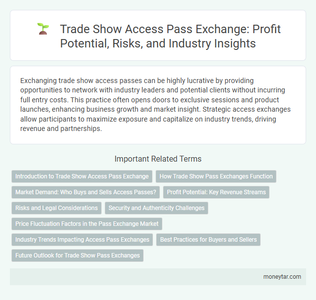 Trade Show Access Pass Exchange: Profit Potential, Risks, and Industry Insights