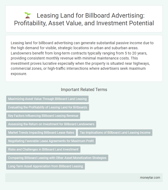 Leasing Land for Billboard Advertising: Profitability, Asset Value, and Investment Potential