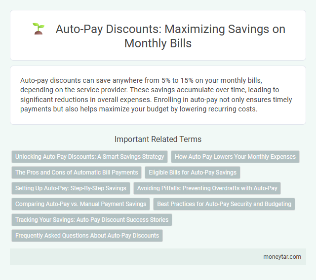 Auto-Pay Discounts: Maximizing Savings on Monthly Bills