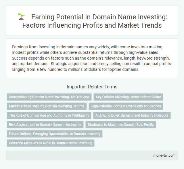 Earning Potential in Domain Name Investing: Factors Influencing Profits and Market Trends