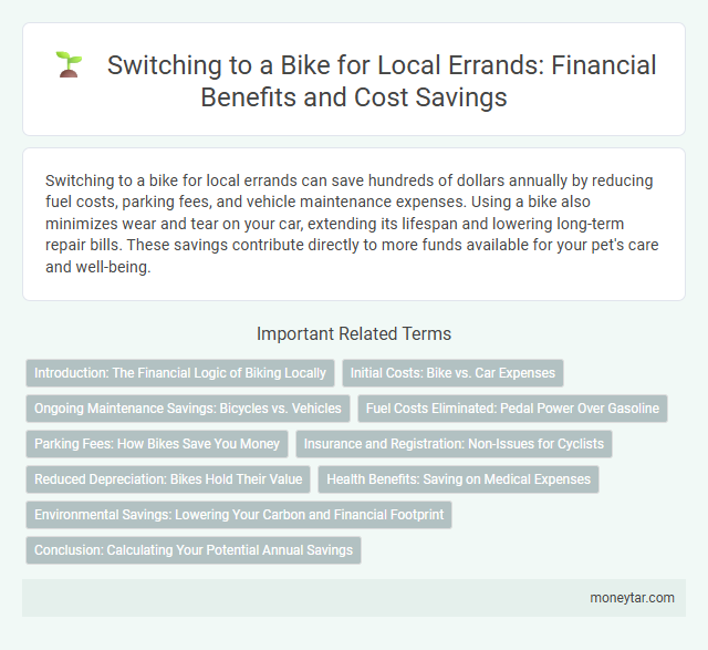 Switching to a Bike for Local Errands: Financial Benefits and Cost Savings