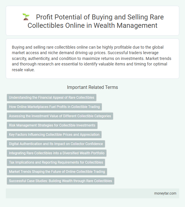 Profit Potential of Buying and Selling Rare Collectibles Online in Wealth Management