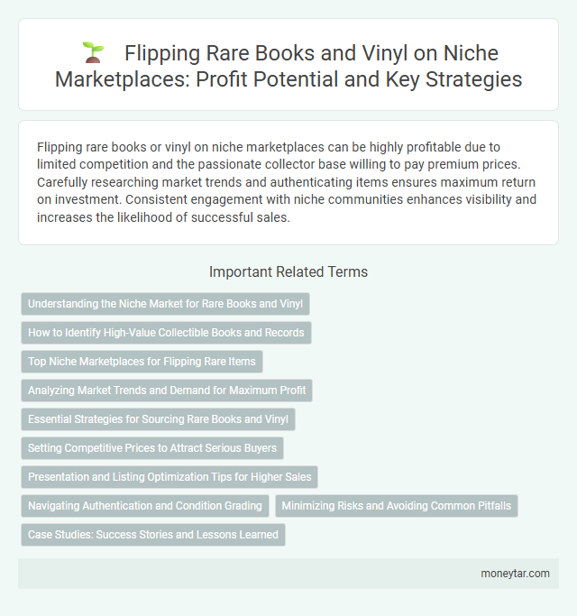 Flipping Rare Books and Vinyl on Niche Marketplaces: Profit Potential and Key Strategies