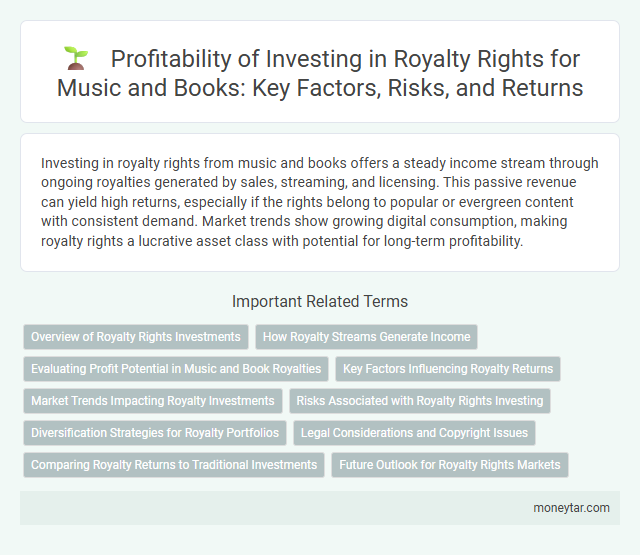 Profitability of Investing in Royalty Rights for Music and Books: Key Factors, Risks, and Returns
