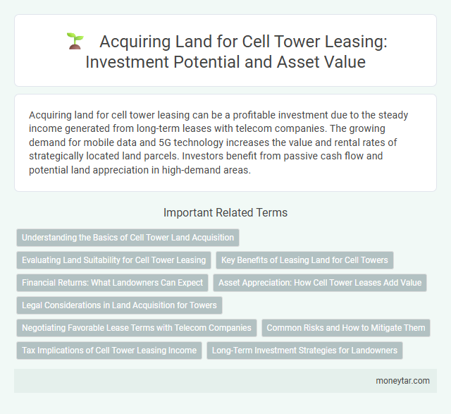 Acquiring Land for Cell Tower Leasing: Investment Potential and Asset Value