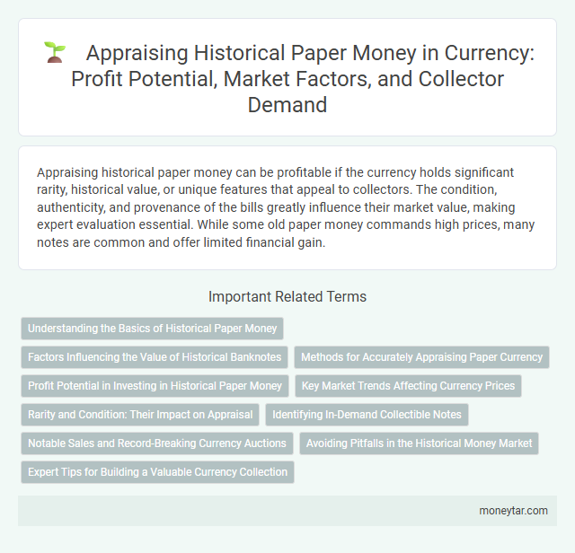 Appraising Historical Paper Money in Currency: Profit Potential, Market Factors, and Collector Demand