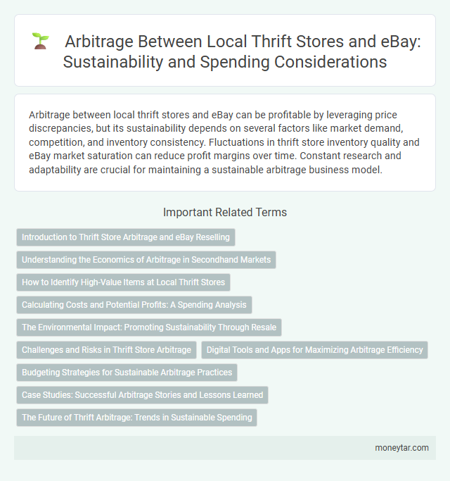 Arbitrage Between Local Thrift Stores and eBay: Sustainability and Spending Considerations