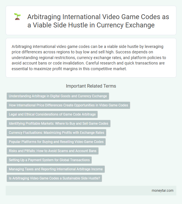 Arbitraging International Video Game Codes as a Viable Side Hustle in Currency Exchange