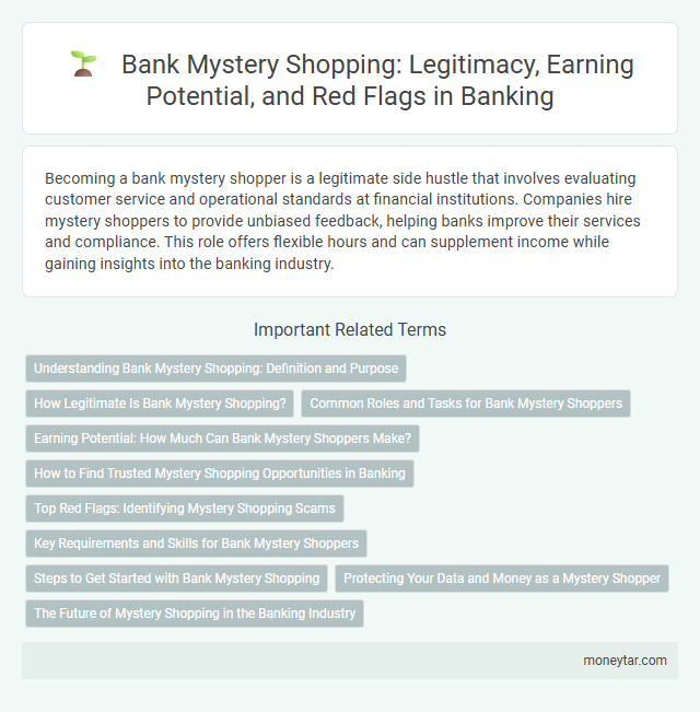 Bank Mystery Shopping: Legitimacy, Earning Potential, and Red Flags in Banking