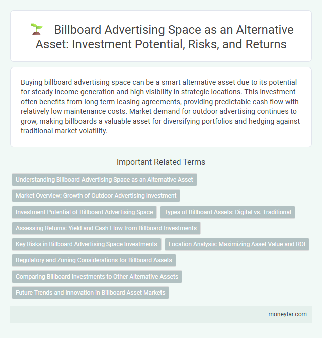 Billboard Advertising Space as an Alternative Asset: Investment Potential, Risks, and Returns
