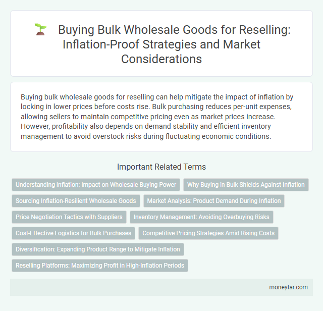 Buying Bulk Wholesale Goods for Reselling: Inflation-Proof Strategies and Market Considerations