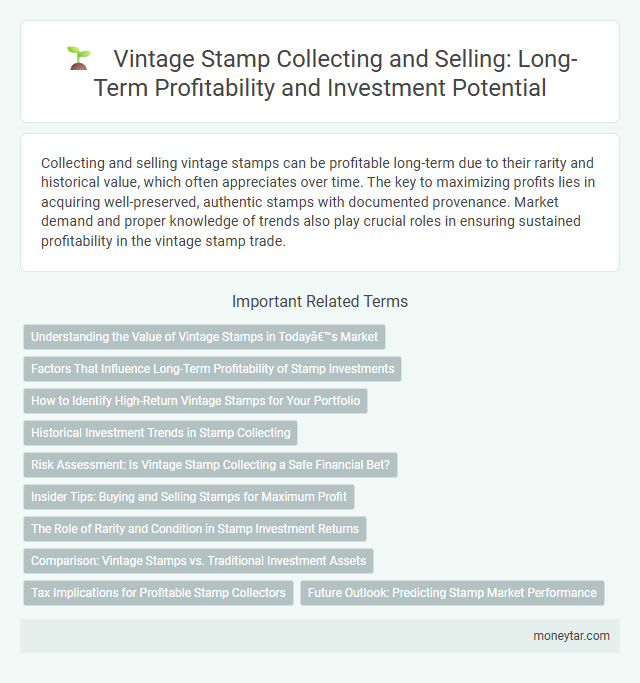 Vintage Stamp Collecting and Selling: Long-Term Profitability and Investment Potential