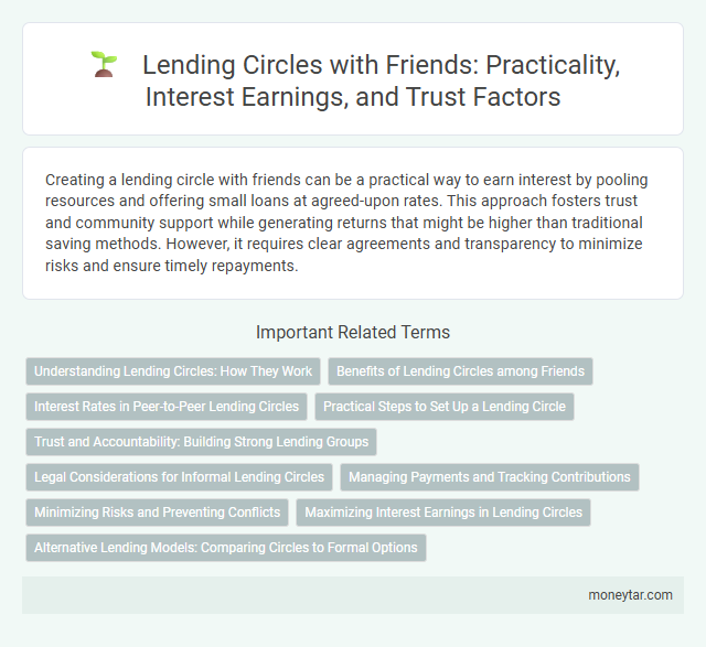 Lending Circles with Friends: Practicality, Interest Earnings, and Trust Factors