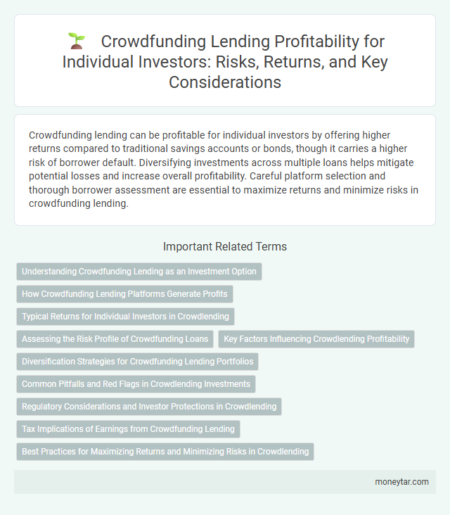Crowdfunding Lending Profitability for Individual Investors: Risks, Returns, and Key Considerations