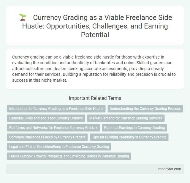 Currency Grading as a Viable Freelance Side Hustle: Opportunities, Challenges, and Earning Potential