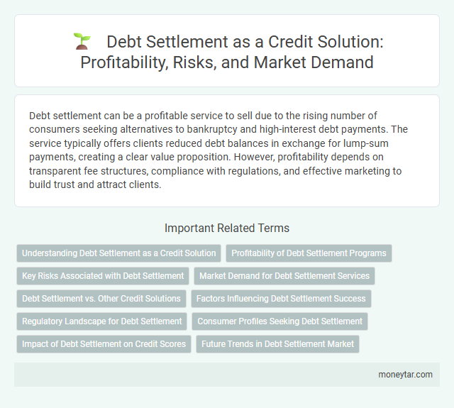 Debt Settlement as a Credit Solution: Profitability, Risks, and Market Demand