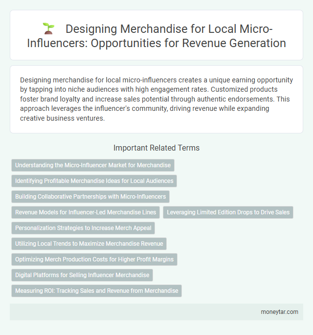 Designing Merchandise for Local Micro-Influencers: Opportunities for Revenue Generation