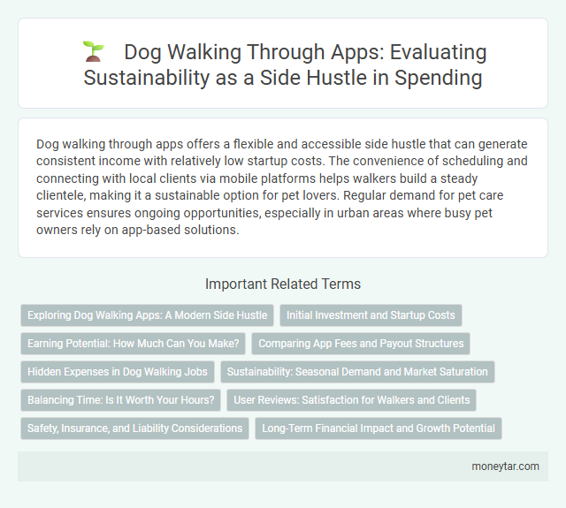 Dog Walking Through Apps: Evaluating Sustainability as a Side Hustle in Spending