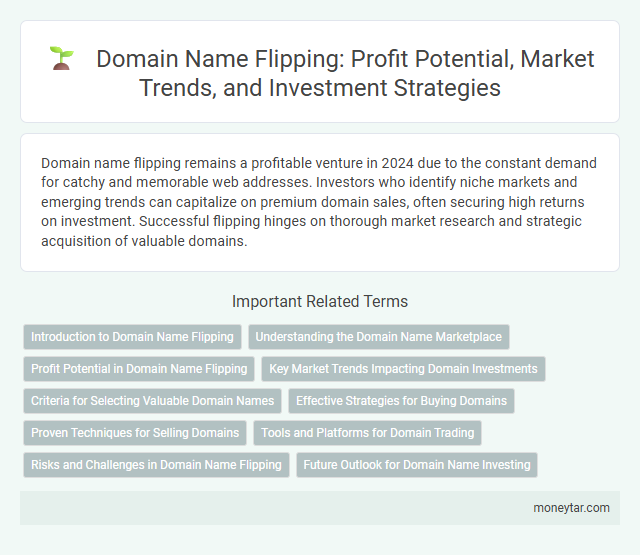 Domain Name Flipping: Profit Potential, Market Trends, and Investment Strategies