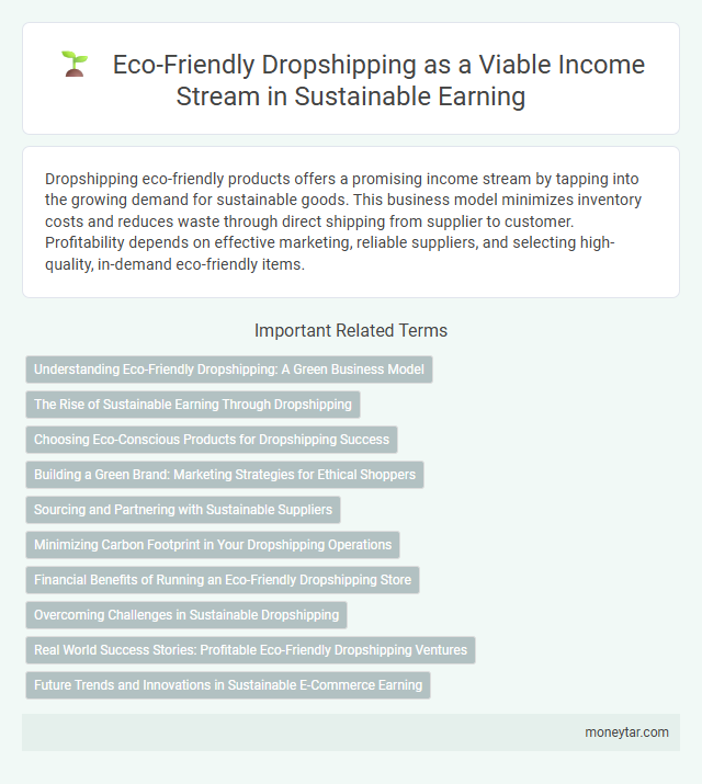 Eco-Friendly Dropshipping as a Viable Income Stream in Sustainable Earning