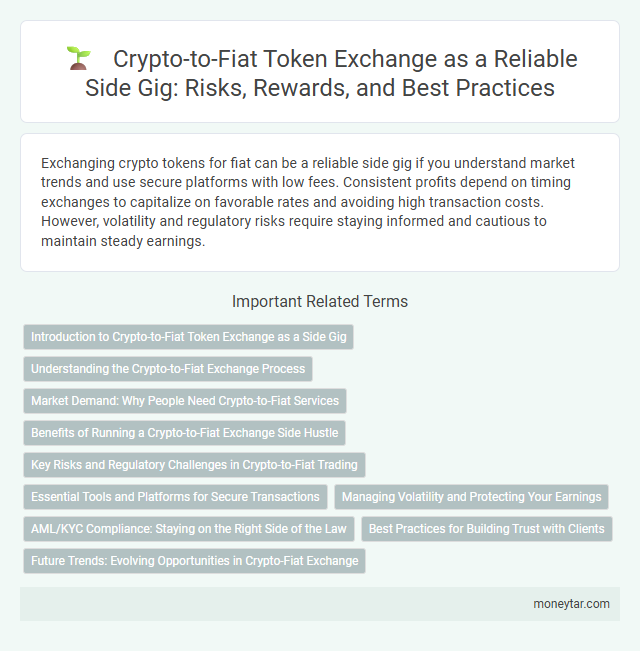 Crypto-to-Fiat Token Exchange as a Reliable Side Gig: Risks, Rewards, and Best Practices