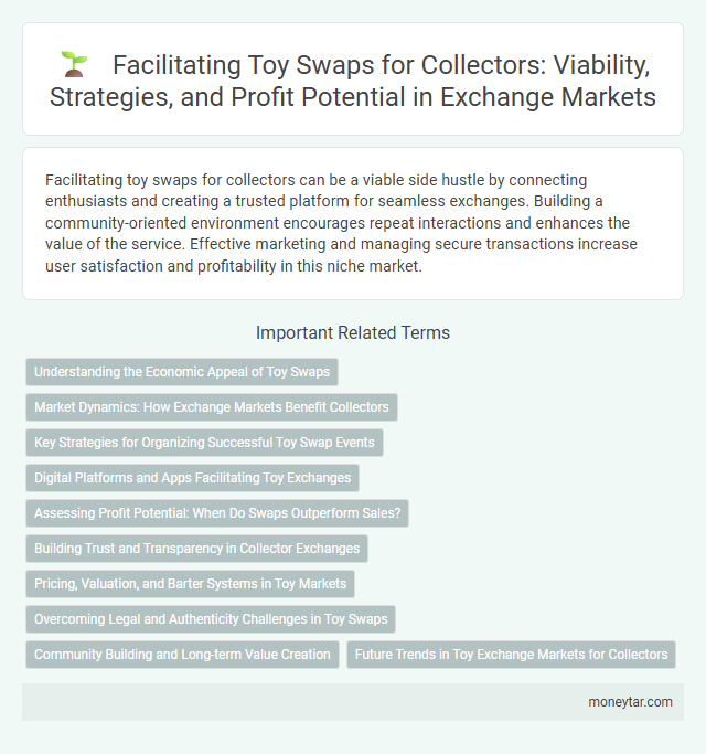 Facilitating Toy Swaps for Collectors: Viability, Strategies, and Profit Potential in Exchange Markets