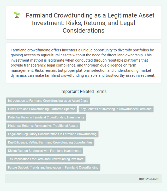Farmland Crowdfunding as a Legitimate Asset Investment: Risks, Returns, and Legal Considerations