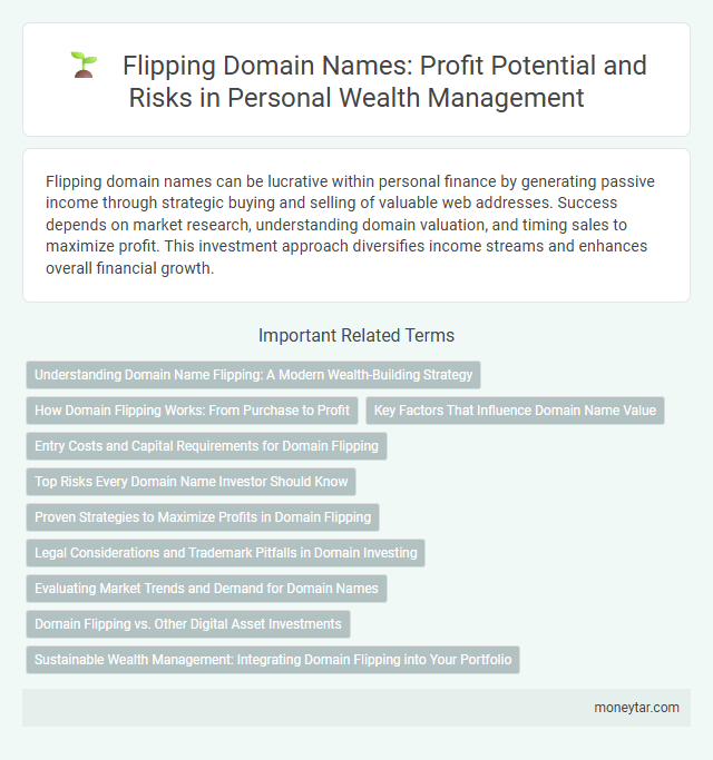Flipping Domain Names: Profit Potential and Risks in Personal Wealth Management
