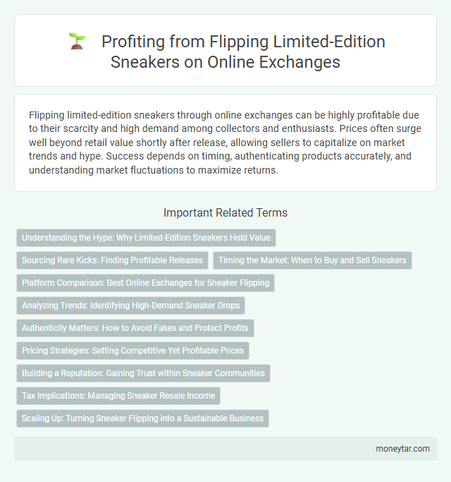 Profiting from Flipping Limited-Edition Sneakers on Online Exchanges