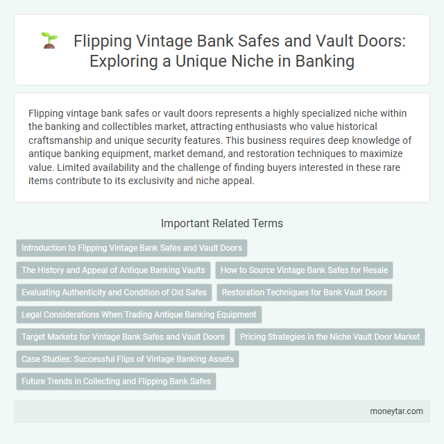 Flipping Vintage Bank Safes and Vault Doors: Exploring a Unique Niche in Banking