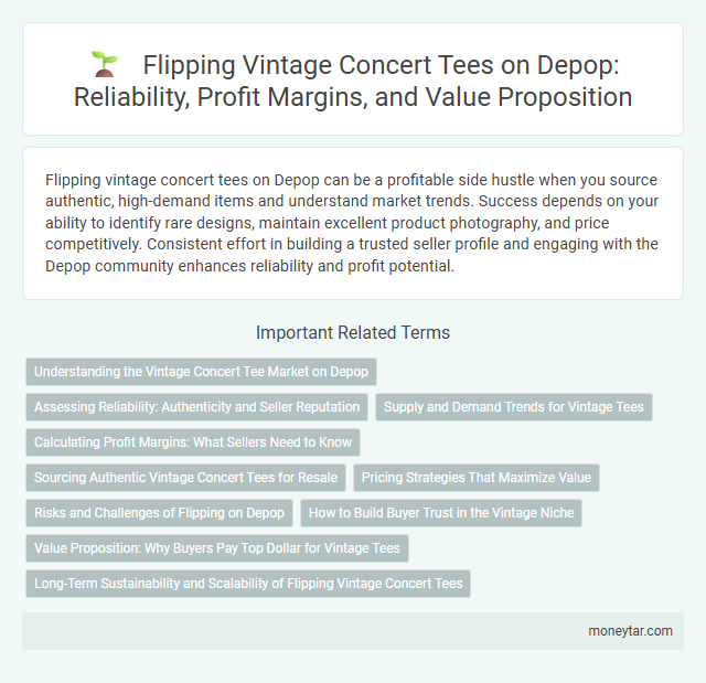 Flipping Vintage Concert Tees on Depop: Reliability, Profit Margins, and Value Proposition
