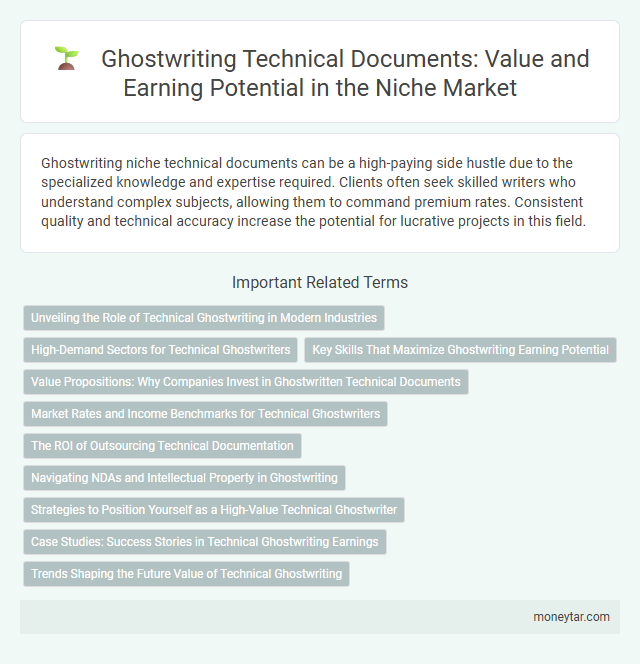 Ghostwriting Technical Documents: Value and Earning Potential in the Niche Market