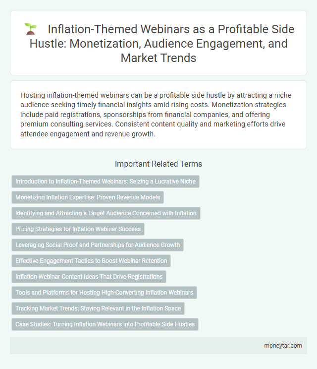 Inflation-Themed Webinars as a Profitable Side Hustle: Monetization, Audience Engagement, and Market Trends