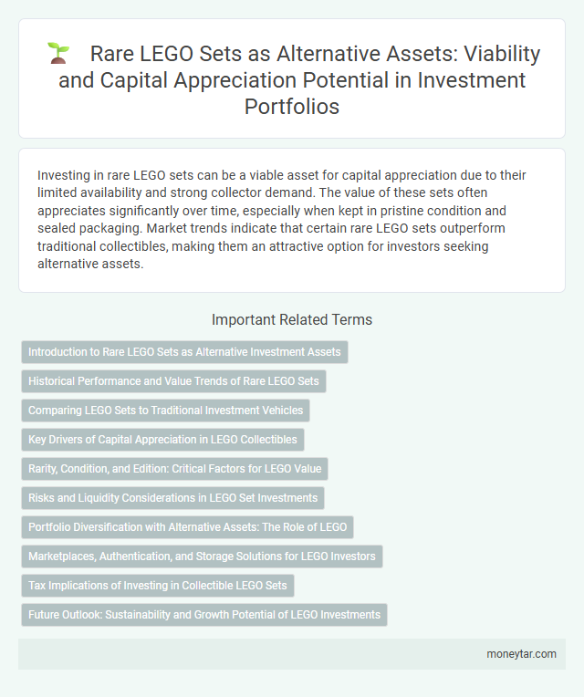Rare LEGO Sets as Alternative Assets: Viability and Capital Appreciation Potential in Investment Portfolios