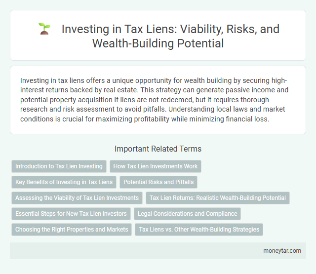 Investing in Tax Liens: Viability, Risks, and Wealth-Building Potential