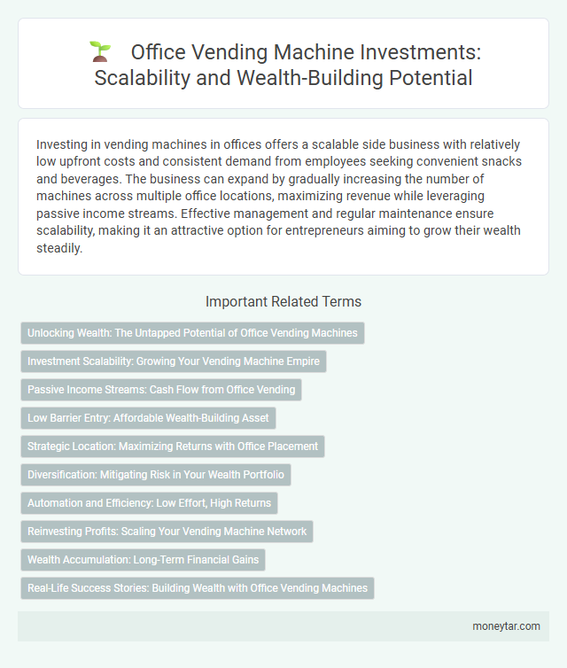 Office Vending Machine Investments: Scalability and Wealth-Building Potential