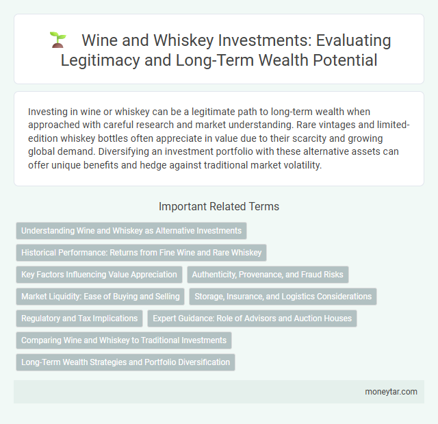 Wine and Whiskey Investments: Evaluating Legitimacy and Long-Term Wealth Potential