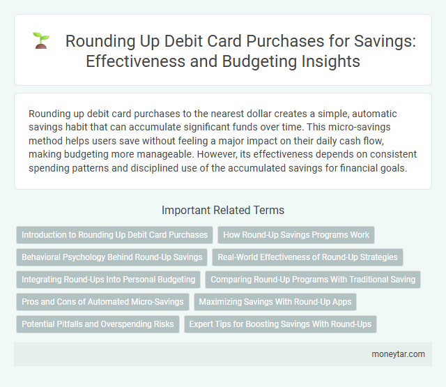 Rounding Up Debit Card Purchases for Savings: Effectiveness and Budgeting Insights