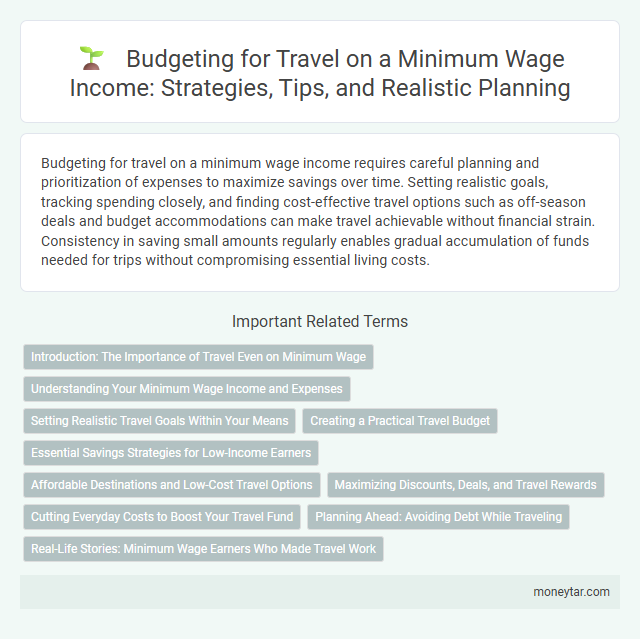 Budgeting for Travel on a Minimum Wage Income: Strategies, Tips, and Realistic Planning
