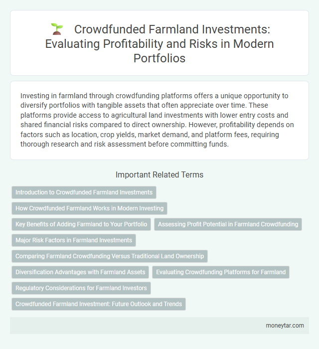 Crowdfunded Farmland Investments: Evaluating Profitability and Risks in Modern Portfolios
